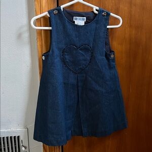 Jacadi Denim Heart Dress